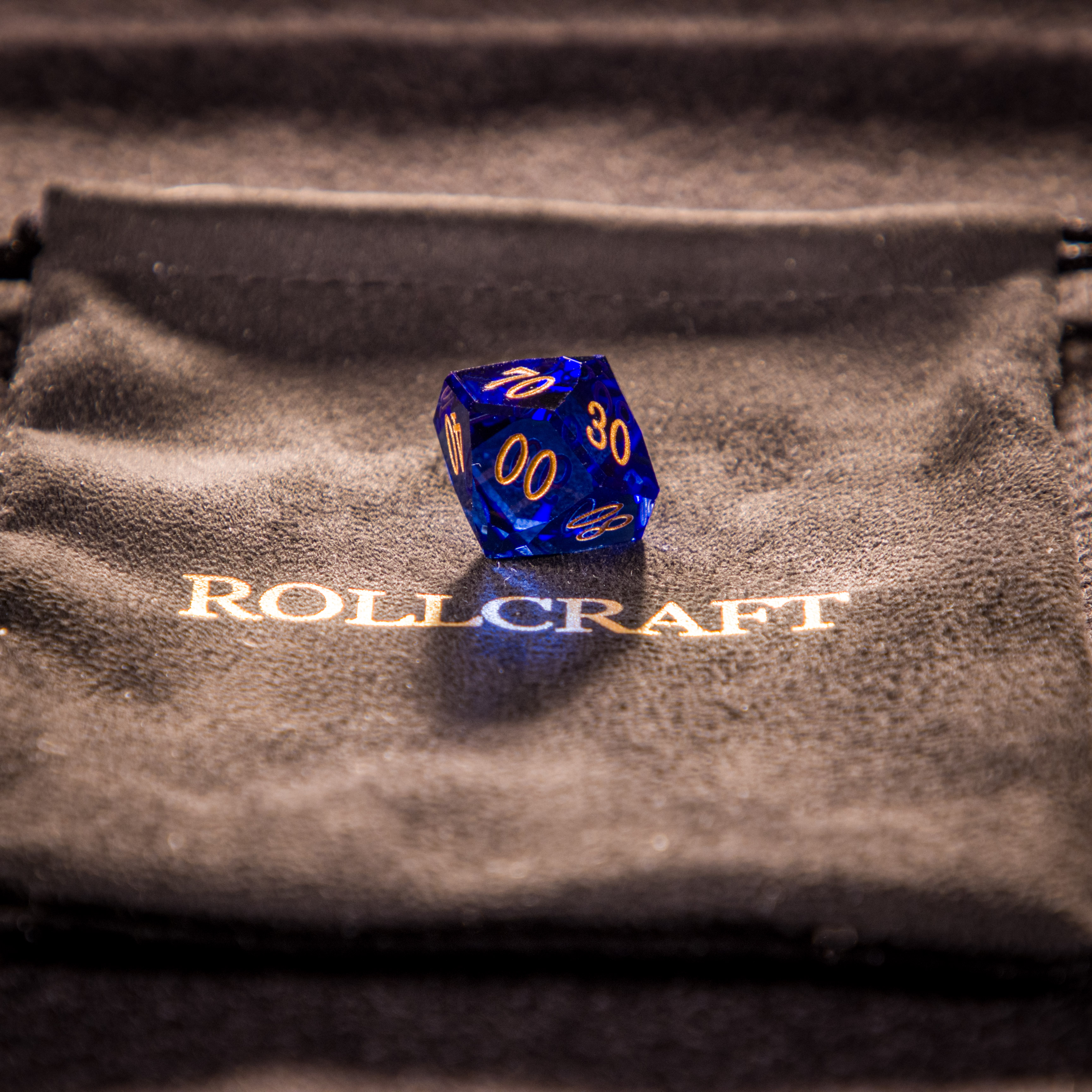 Rollcraft "First Drop" Würfelset – Galaxy Blue (Limitiert auf 10 Stück)