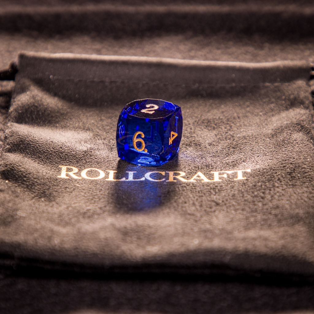 Rollcraft "First Drop" Würfelset – Galaxy Blue (Limitiert auf 10 Stück)