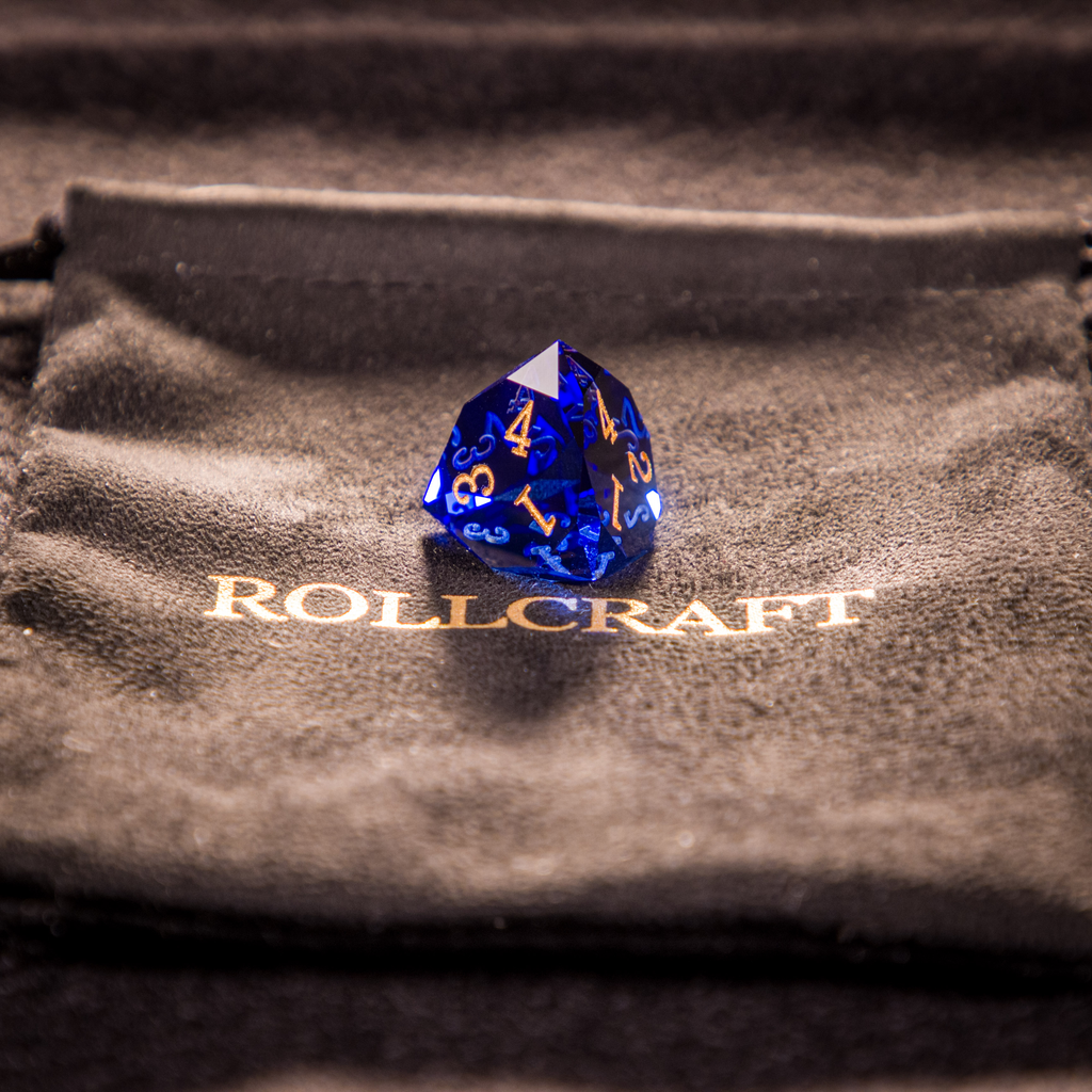 Rollcraft "First Drop" Würfelset – Galaxy Blue (Limitiert auf 10 Stück)