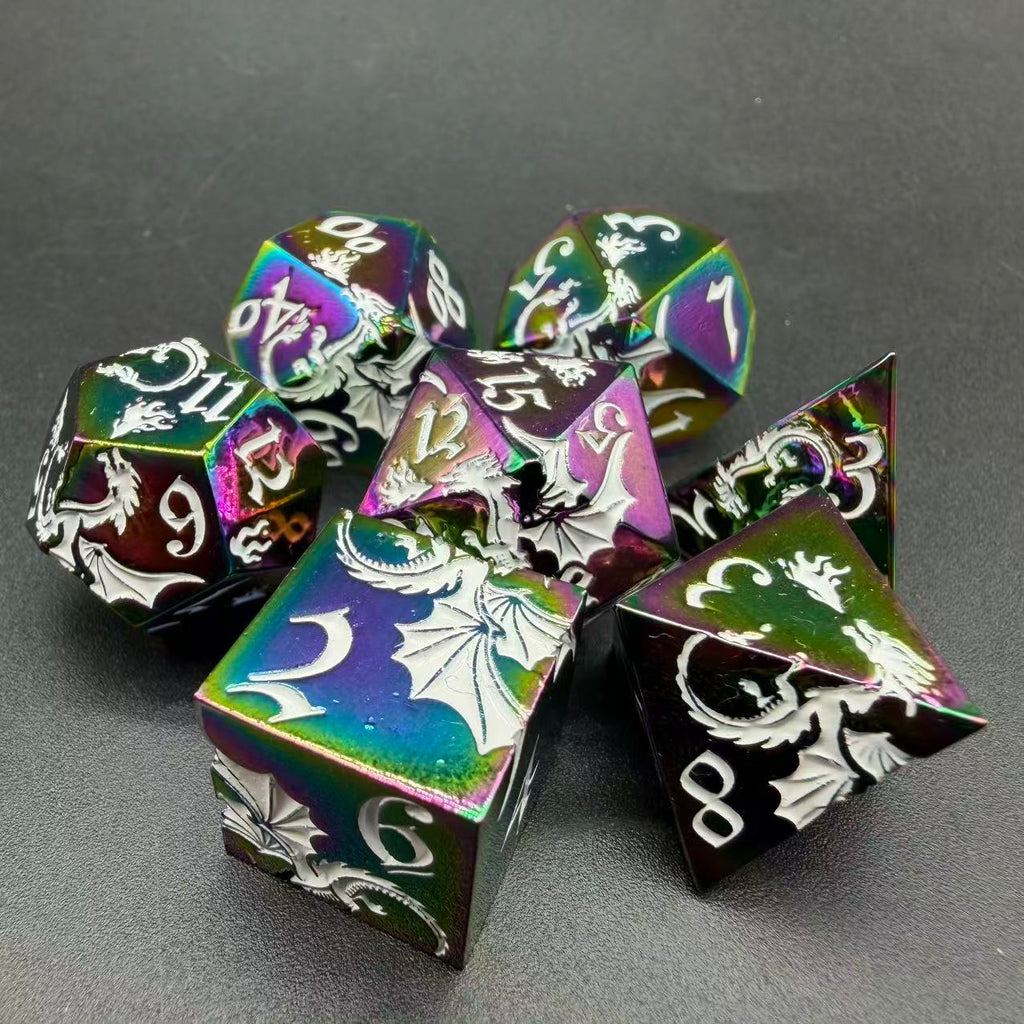 Regenbogen-Drache (Metall-Set)