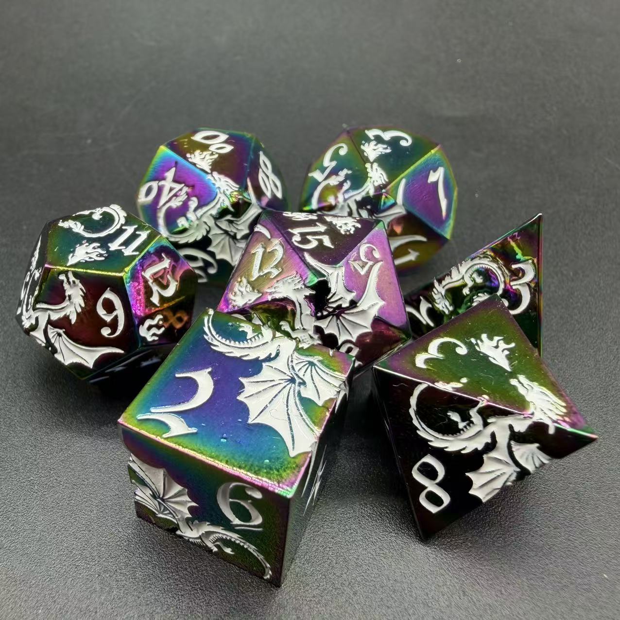 Regenbogen-Drache (Metall-Set)