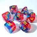Rollcraft "Arcane Nebula" Premium Resin Würfel-Set (Sharp Edge)