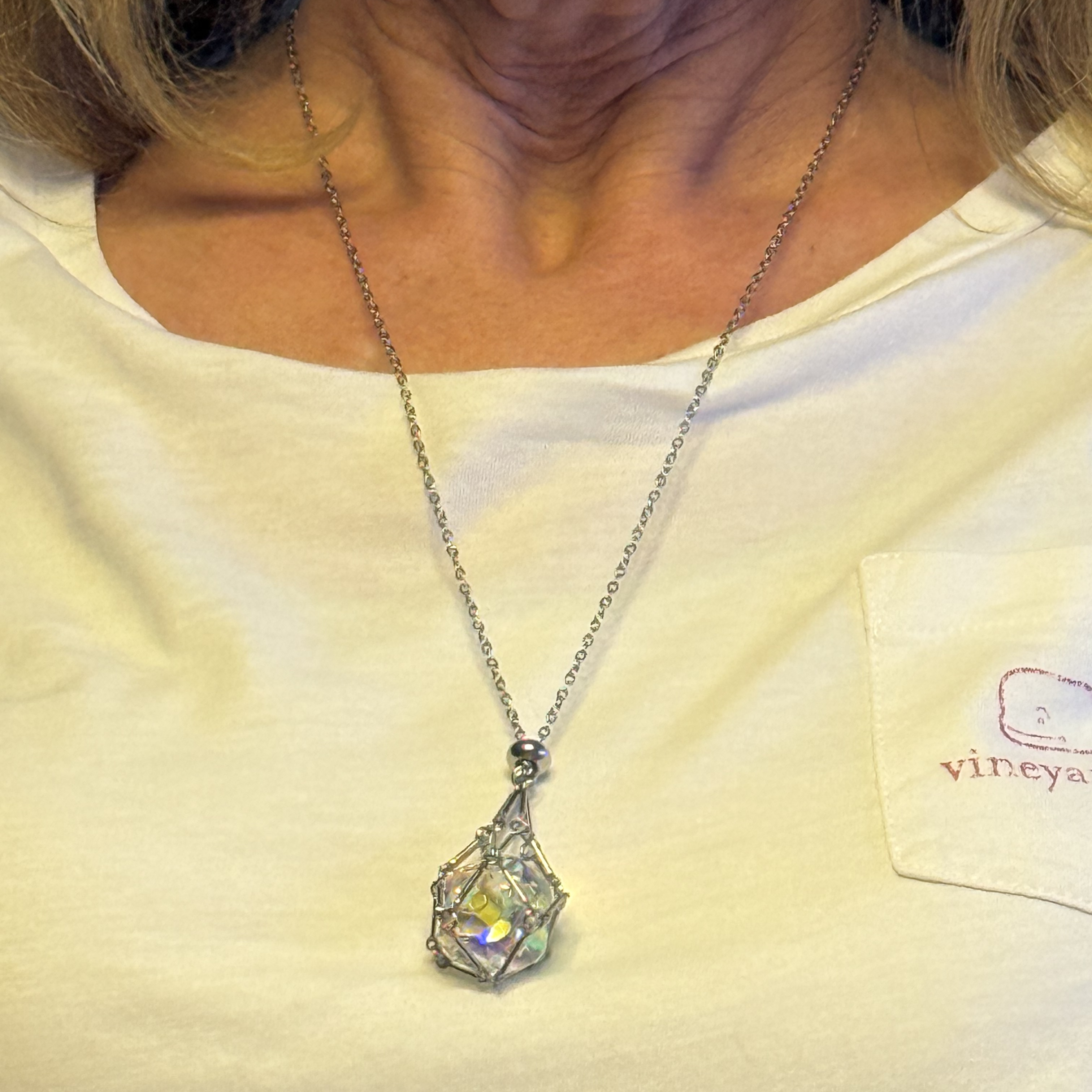 "Schrein des Schicksals" – W20 Edelstahl-Kette