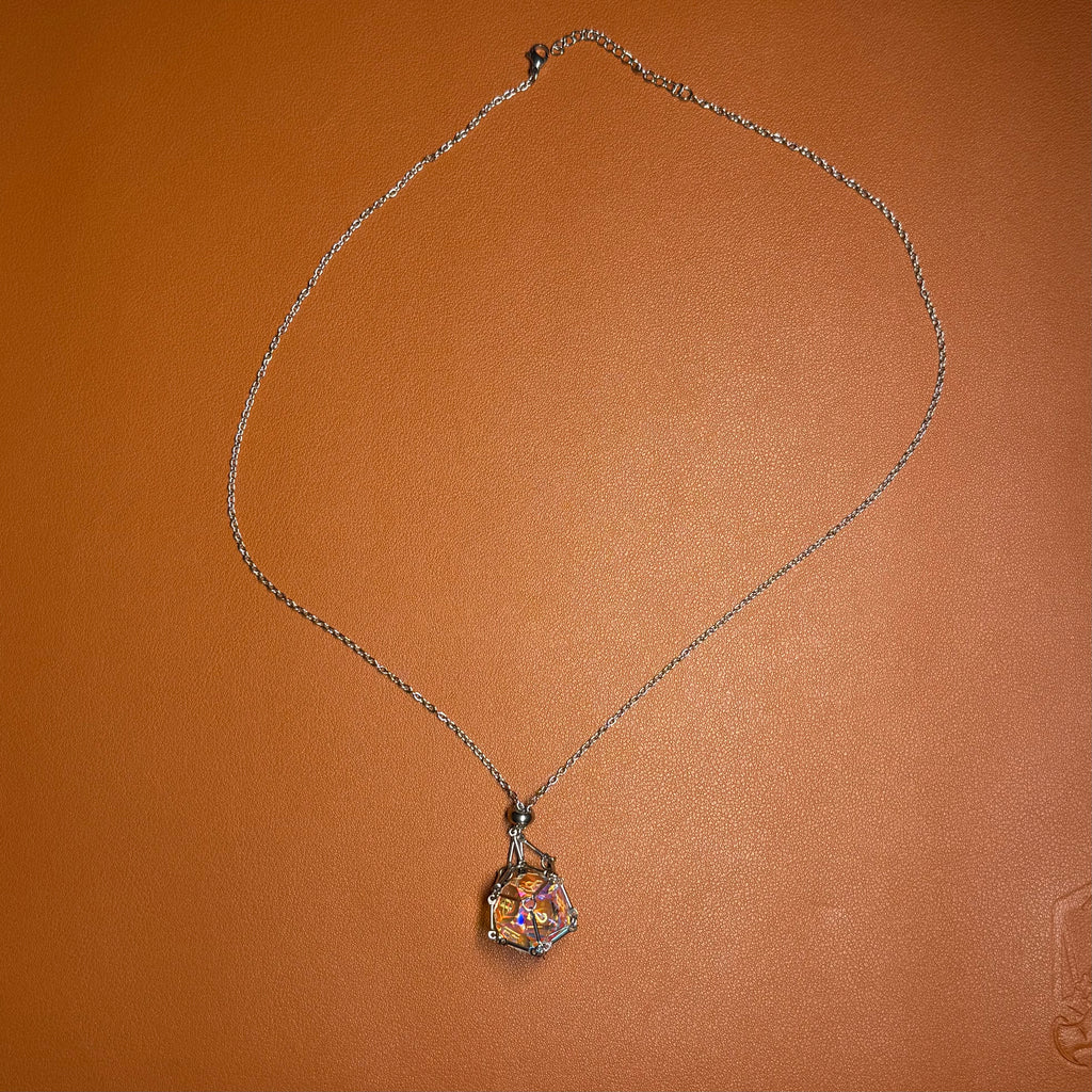 "Schrein des Schicksals" – W20 Edelstahl-Kette