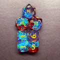 [3W20] Rollcraft "Arcane Nebula" Premium Resin Würfel-Set (Sharp Edge)