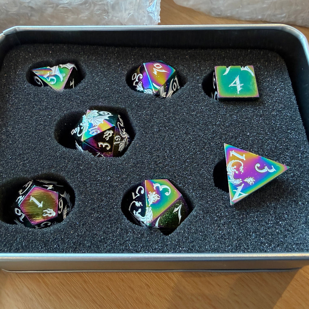 Regenbogen-Drache (Metall-Set)