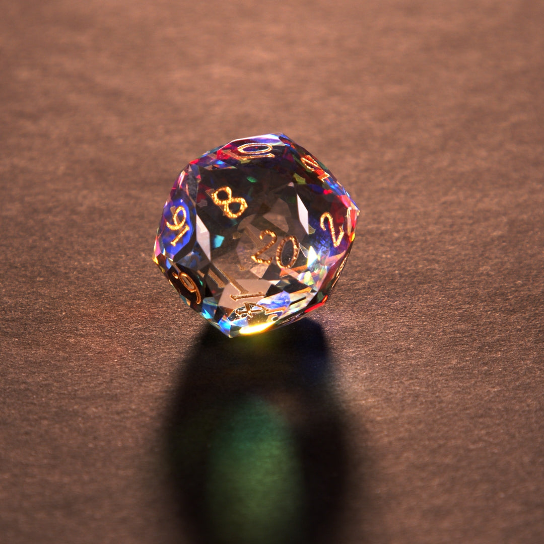 K9 Aurora Schicksals-W20 (Diamond-Cut Einzelwürfel)