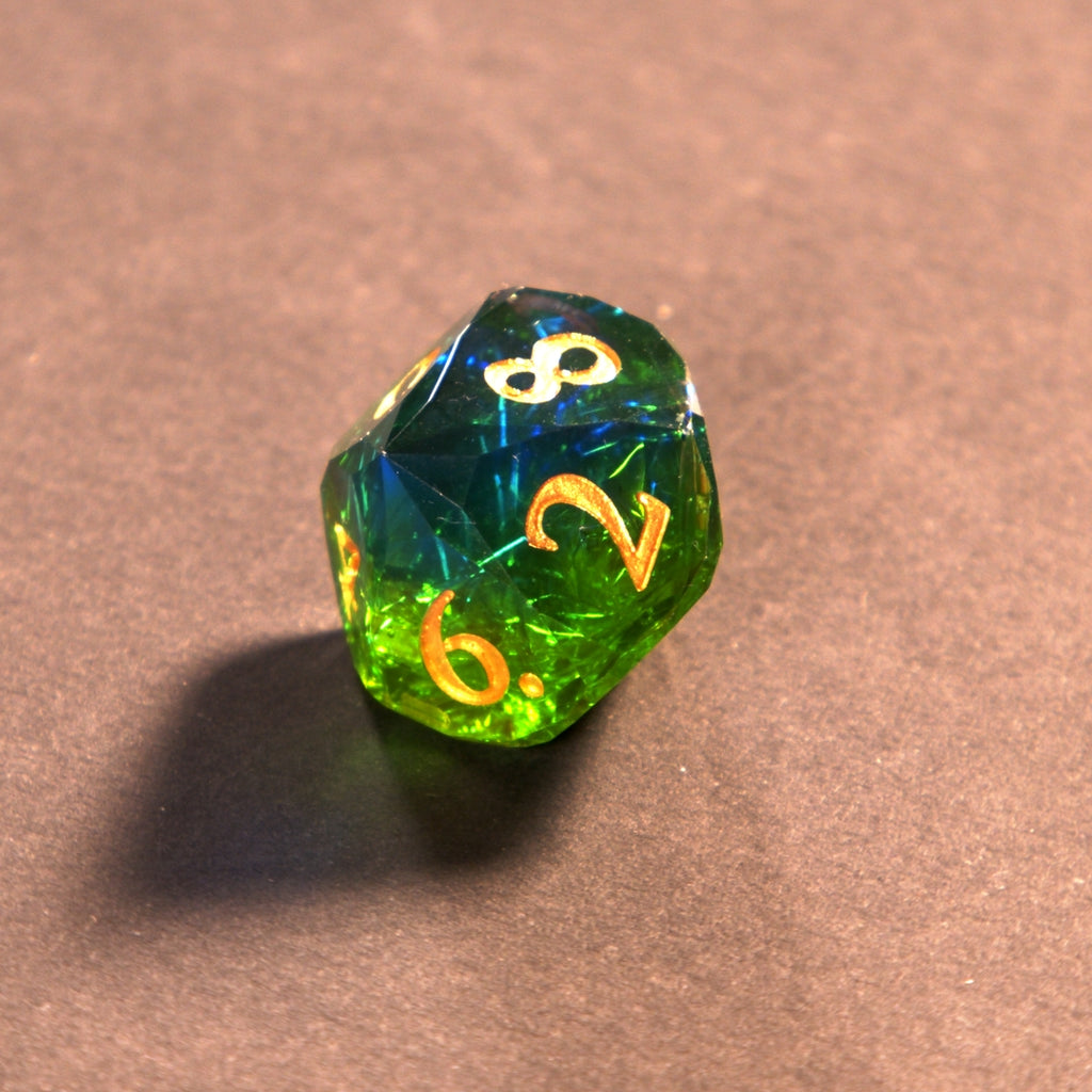 Auge des Basilisken – Premium Resin Würfelset (Loot Drop)