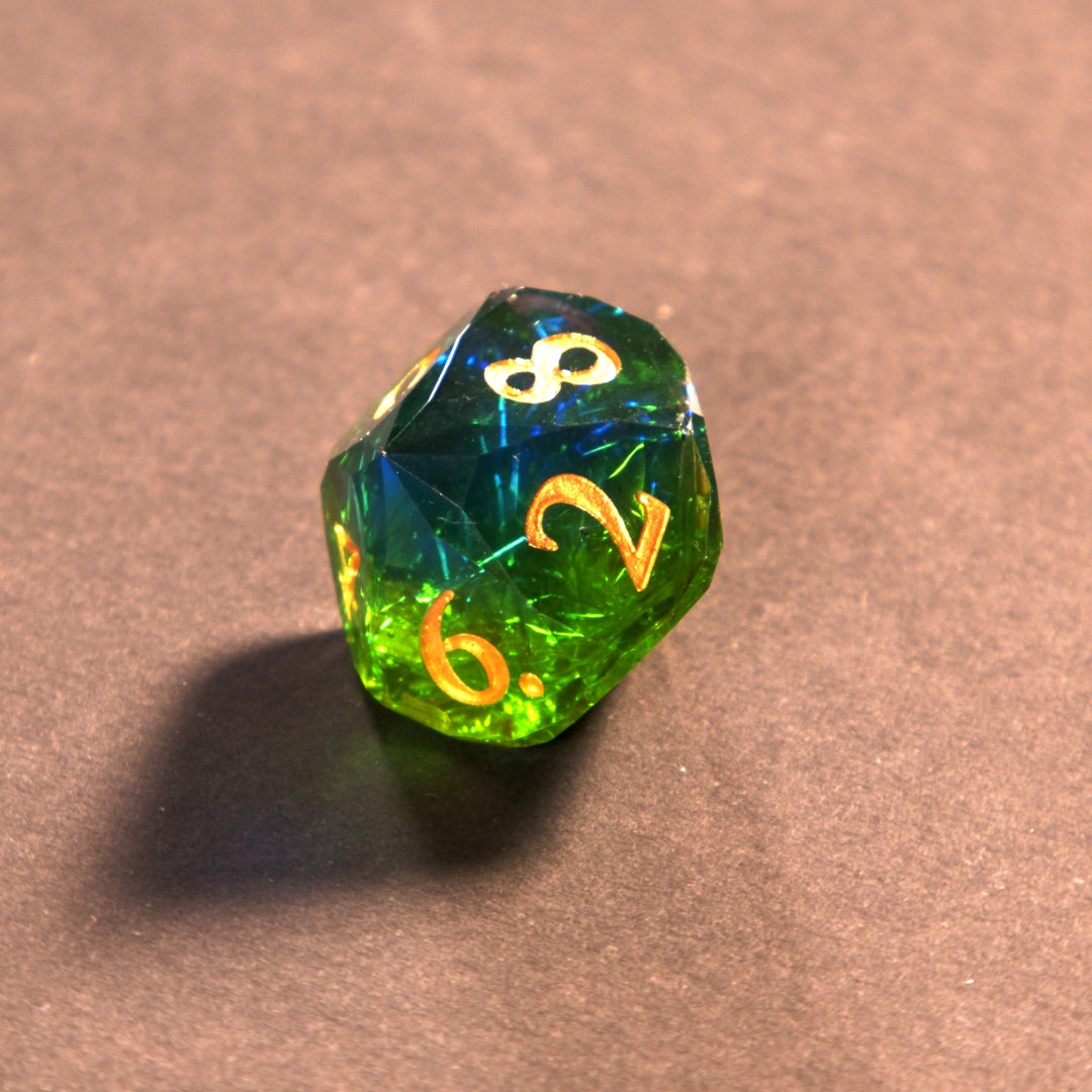 Auge des Basilisken – Premium Resin Würfelset (Loot Drop)