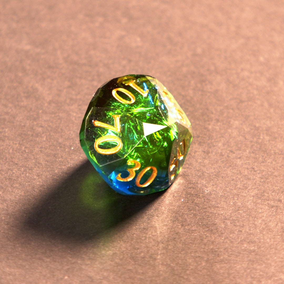 Auge des Basilisken – Premium Resin Würfelset (Loot Drop)