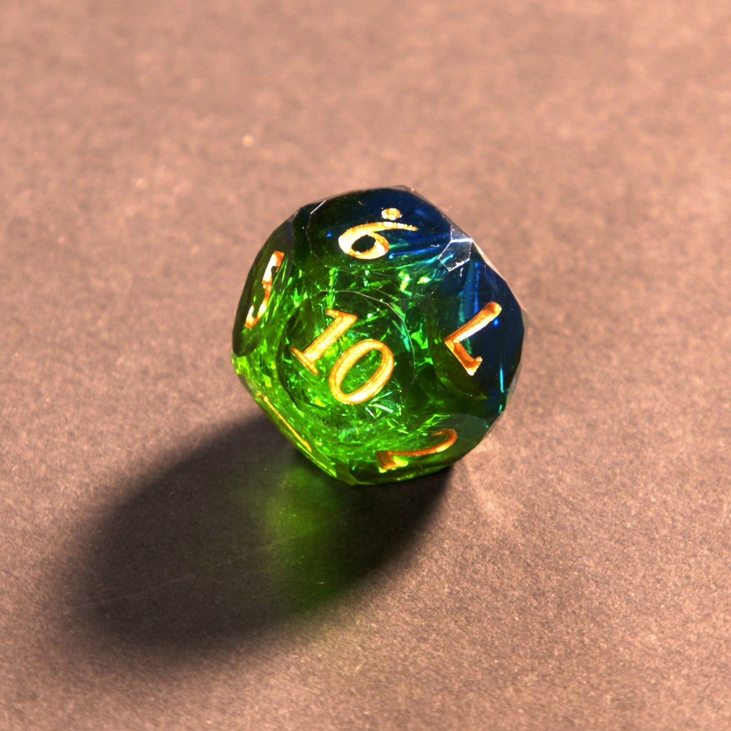 Auge des Basilisken – Premium Resin Würfelset (Loot Drop)