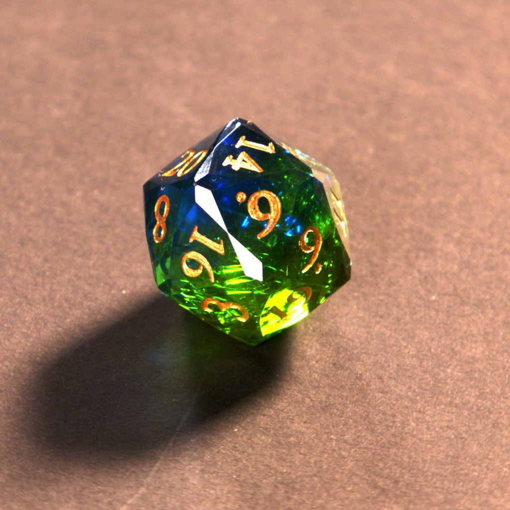 Auge des Basilisken – Premium Resin Würfelset (Loot Drop)