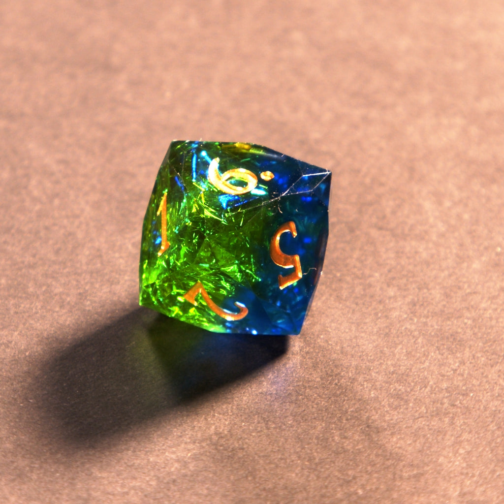 Auge des Basilisken – Premium Resin Würfelset (Loot Drop)