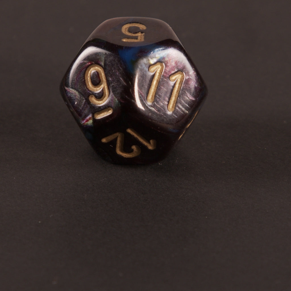 „Midnight Nebula“ 7-teiliges Premium Würfelset