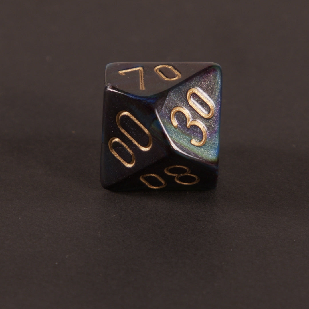 „Midnight Nebula“ 7-teiliges Premium Würfelset