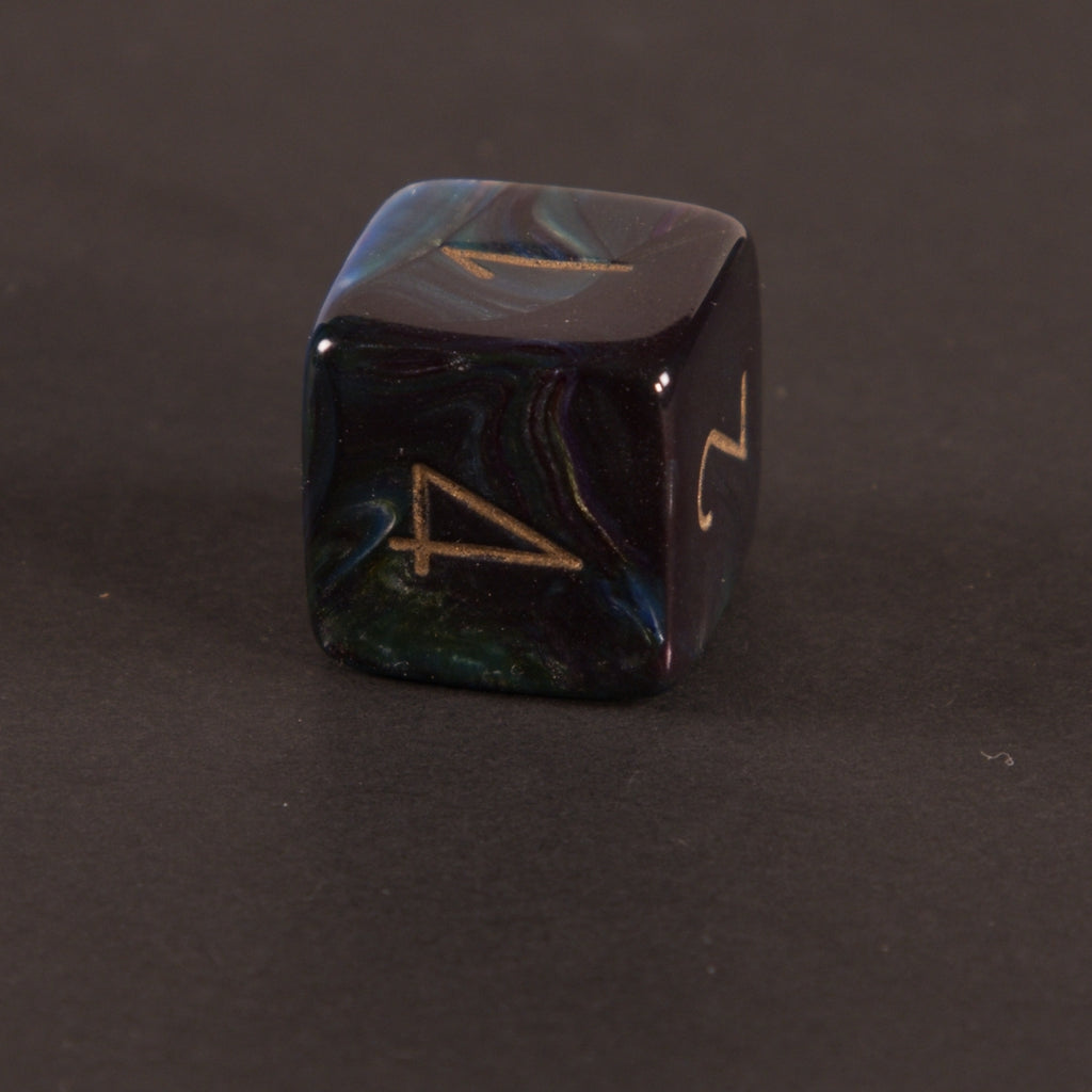 „Midnight Nebula“ 7-teiliges Premium Würfelset