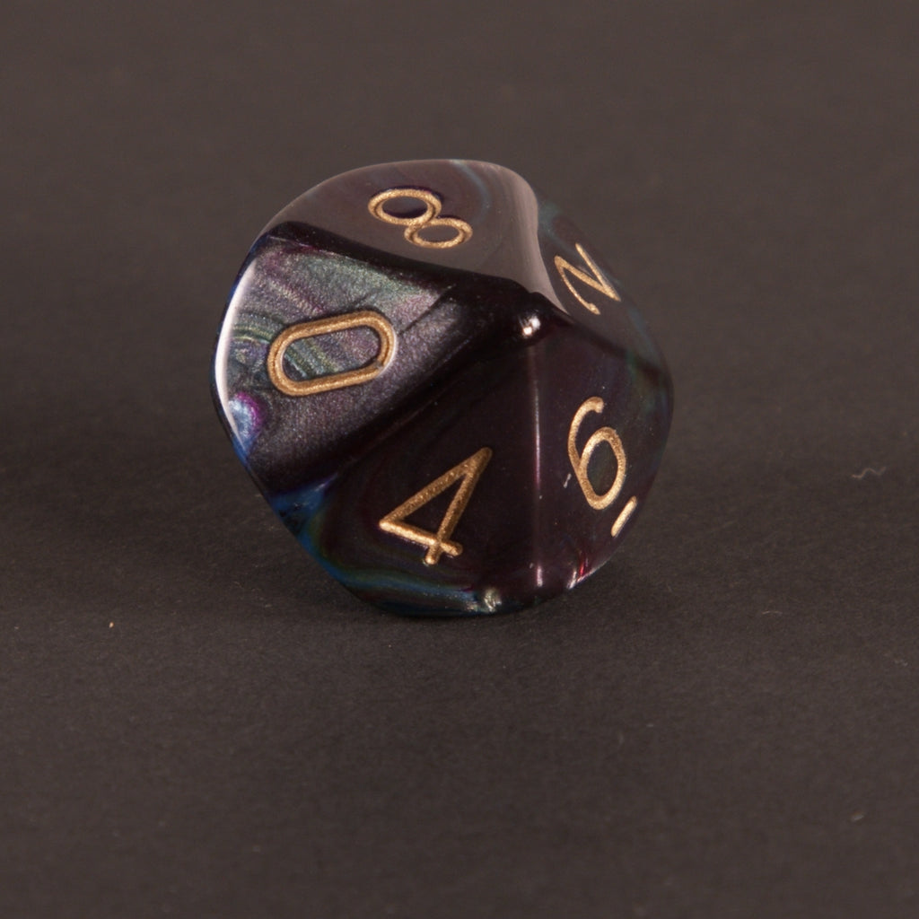 „Midnight Nebula“ 7-teiliges Premium Würfelset