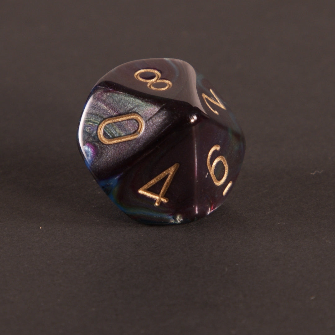 „Midnight Nebula“ 7-teiliges Premium Würfelset