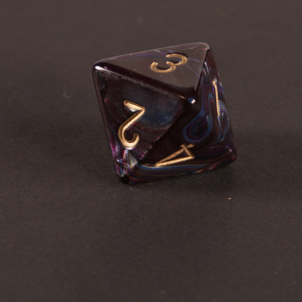 „Midnight Nebula“ 7-teiliges Premium Würfelset