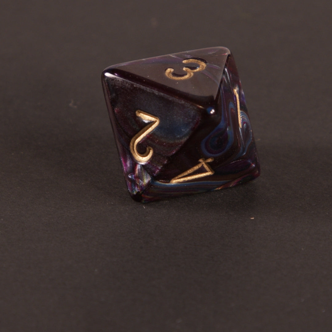 „Midnight Nebula“ 7-teiliges Premium Würfelset