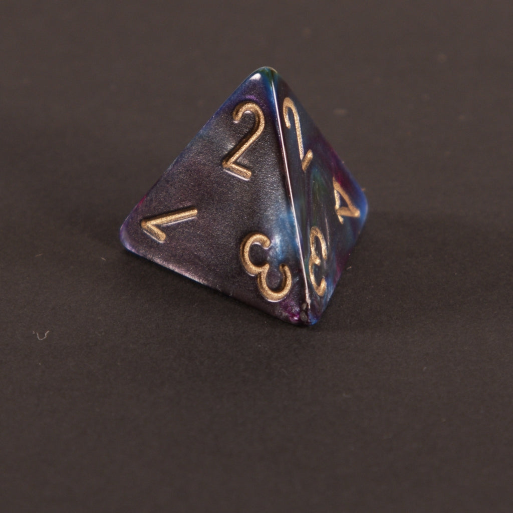 „Midnight Nebula“ 7-teiliges Premium Würfelset