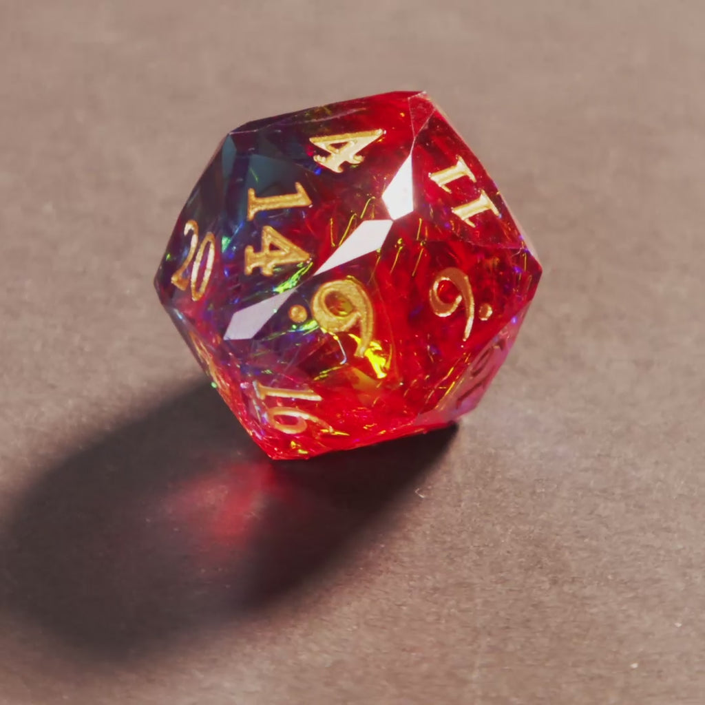 Rollcraft "Arcane Nebula" Premium Resin Würfel-Set (Sharp Edge)