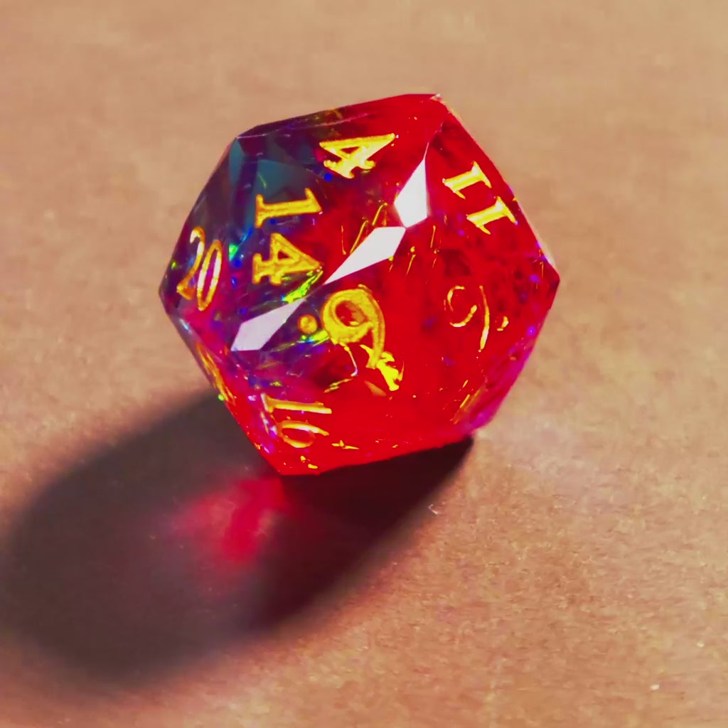 [3W20] Rollcraft "Arcane Nebula" Premium Resin Würfel-Set (Sharp Edge)